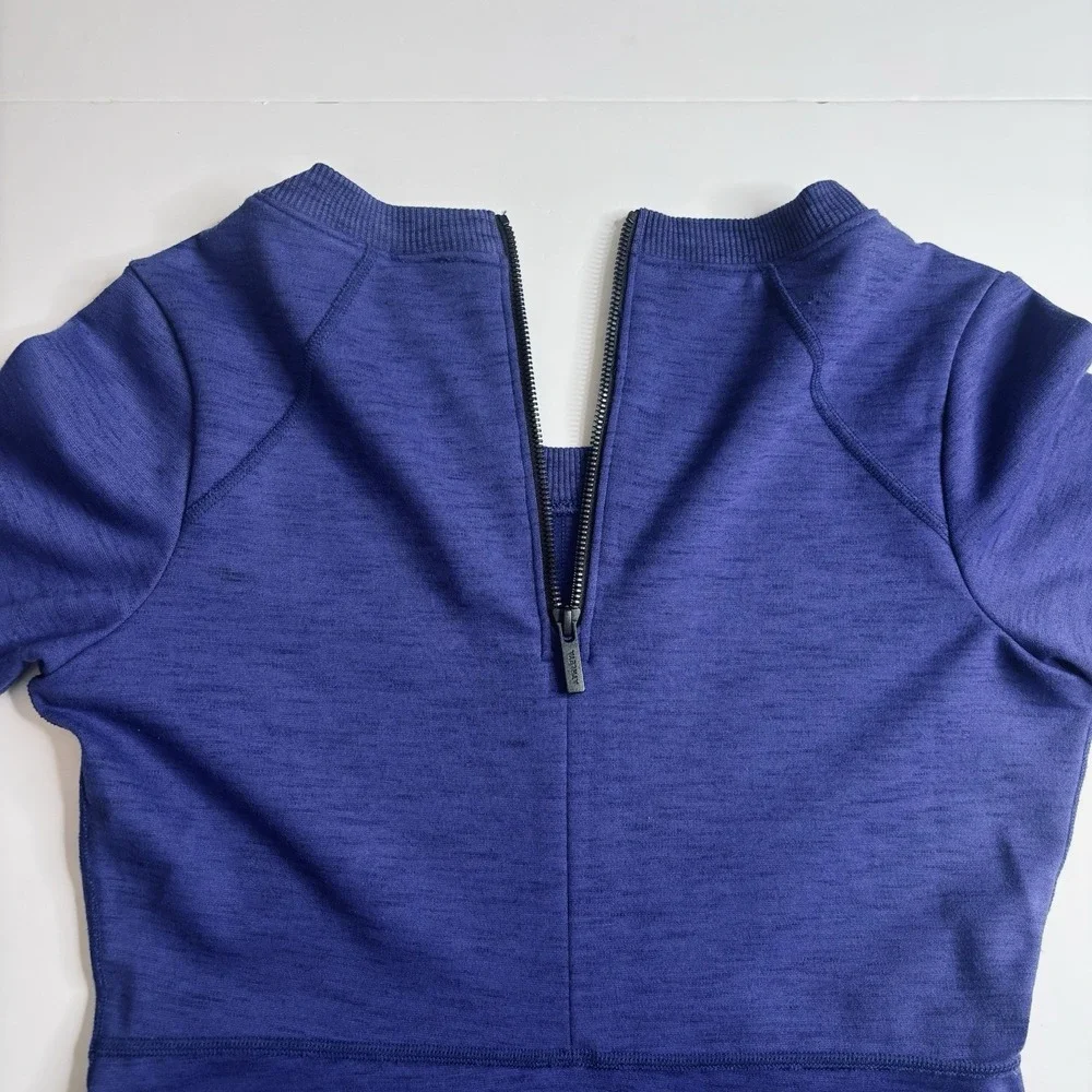 Athleta En Route Fit And Flare Dress Blue/Purple Size Small Women's